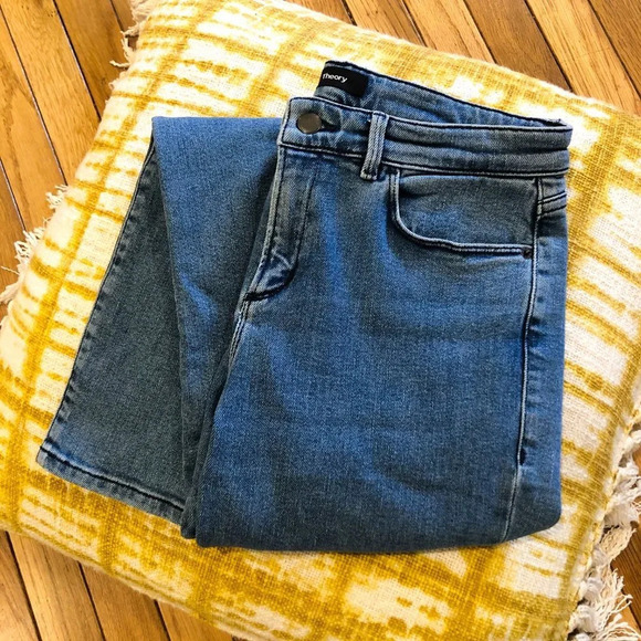 Theory Mid Rise Light Wash Skinny Jeans 27 - Picture 1 of 9